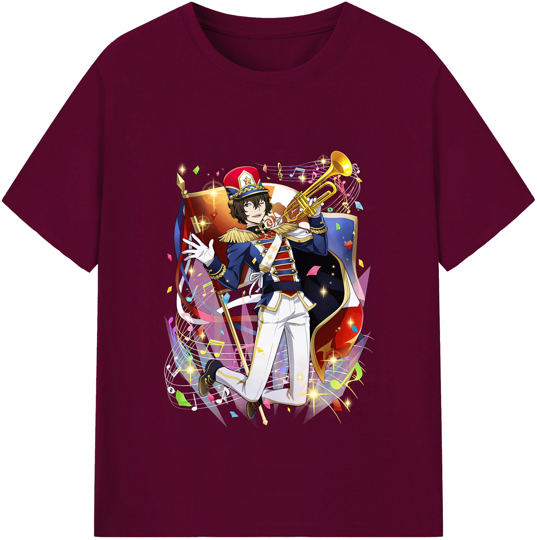 （画像用） 文豪ストレイドッグス Bungo Stray Dogs レディースカジュアルプリントTシャツ（綿100％）